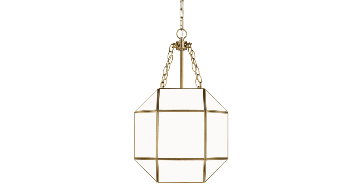 Visual Comfort 5179453-848 Morrison 3 Light 14" Wide Pendant With Frosted Glass Shade