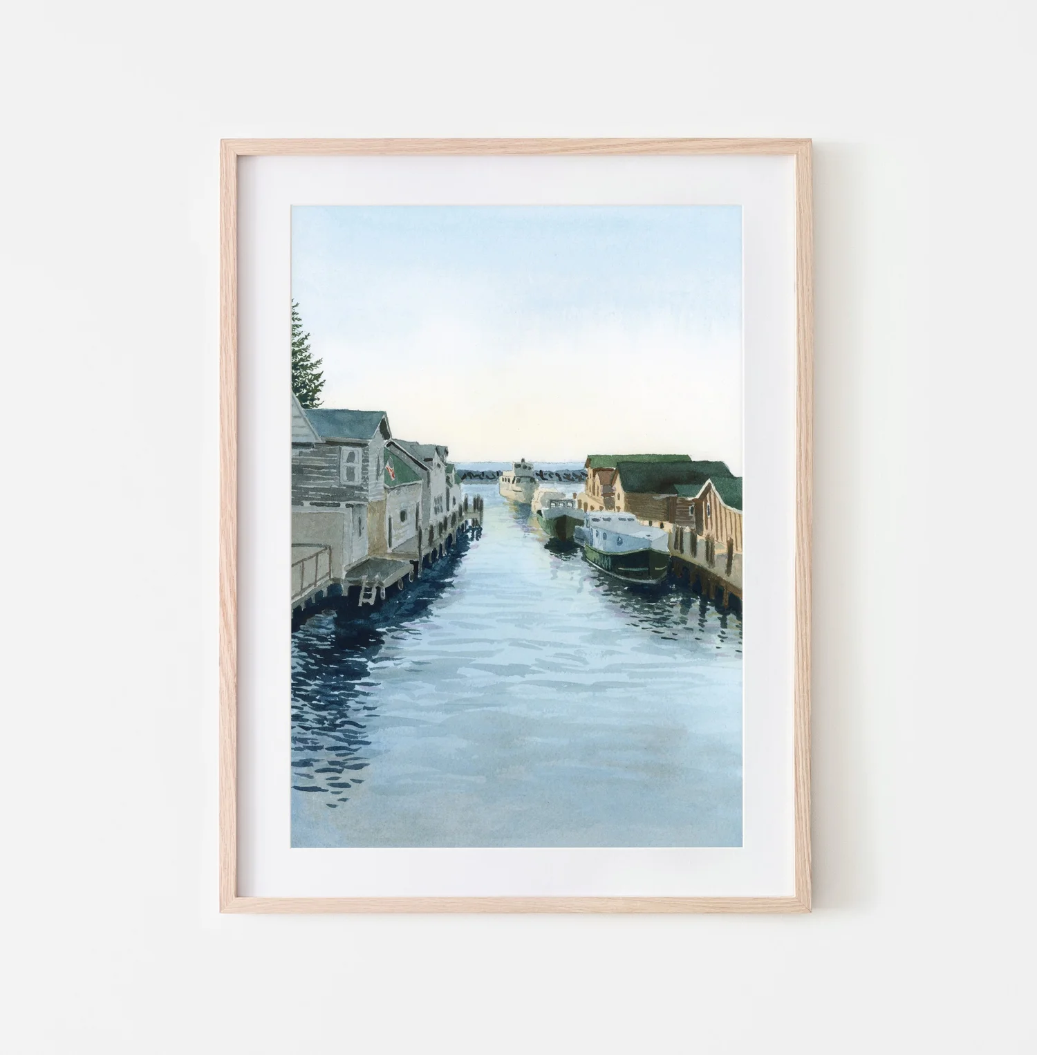 Fishtown At Dusk Fine Art Print — Kristin Mackenzie Design