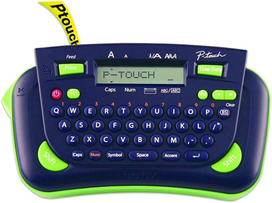 Brother P-Touch, PTD210, Easy-to-Use Label Maker Bundle (4 Label Tapes Included), White, Small
