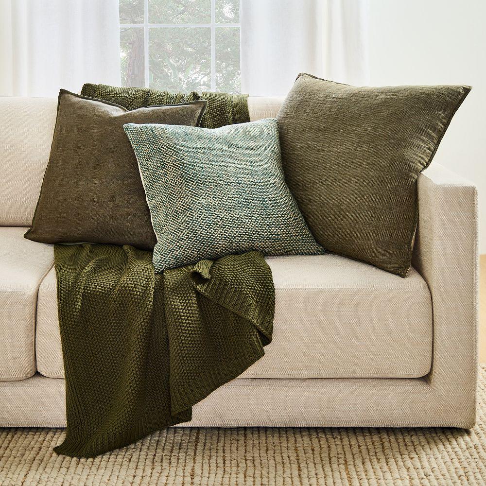 Cp Two Tone Chunky Linen Pillow Cover T5973