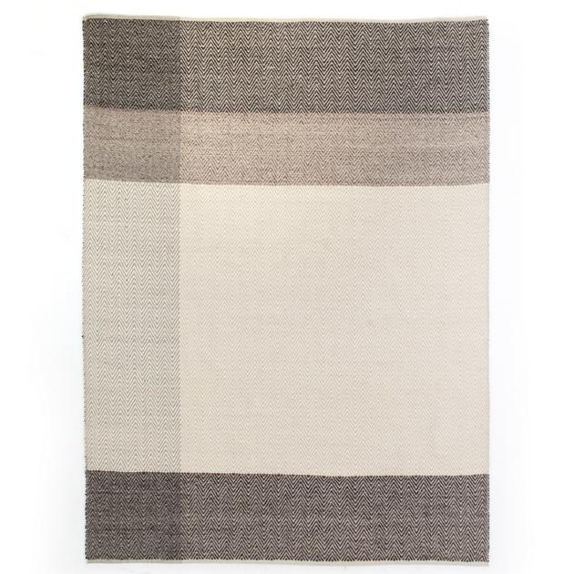 Color Block Chevron Rug, 8x10