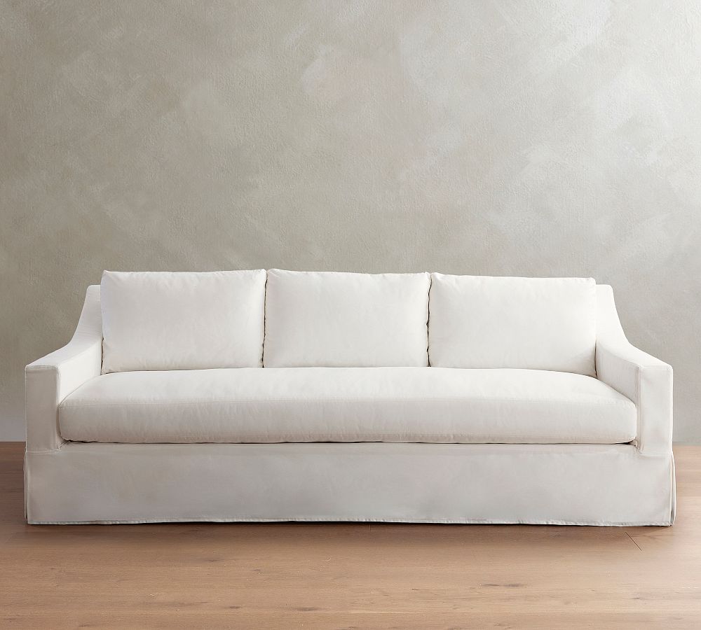 York Slope Arm Slipcovered Sofa Collection