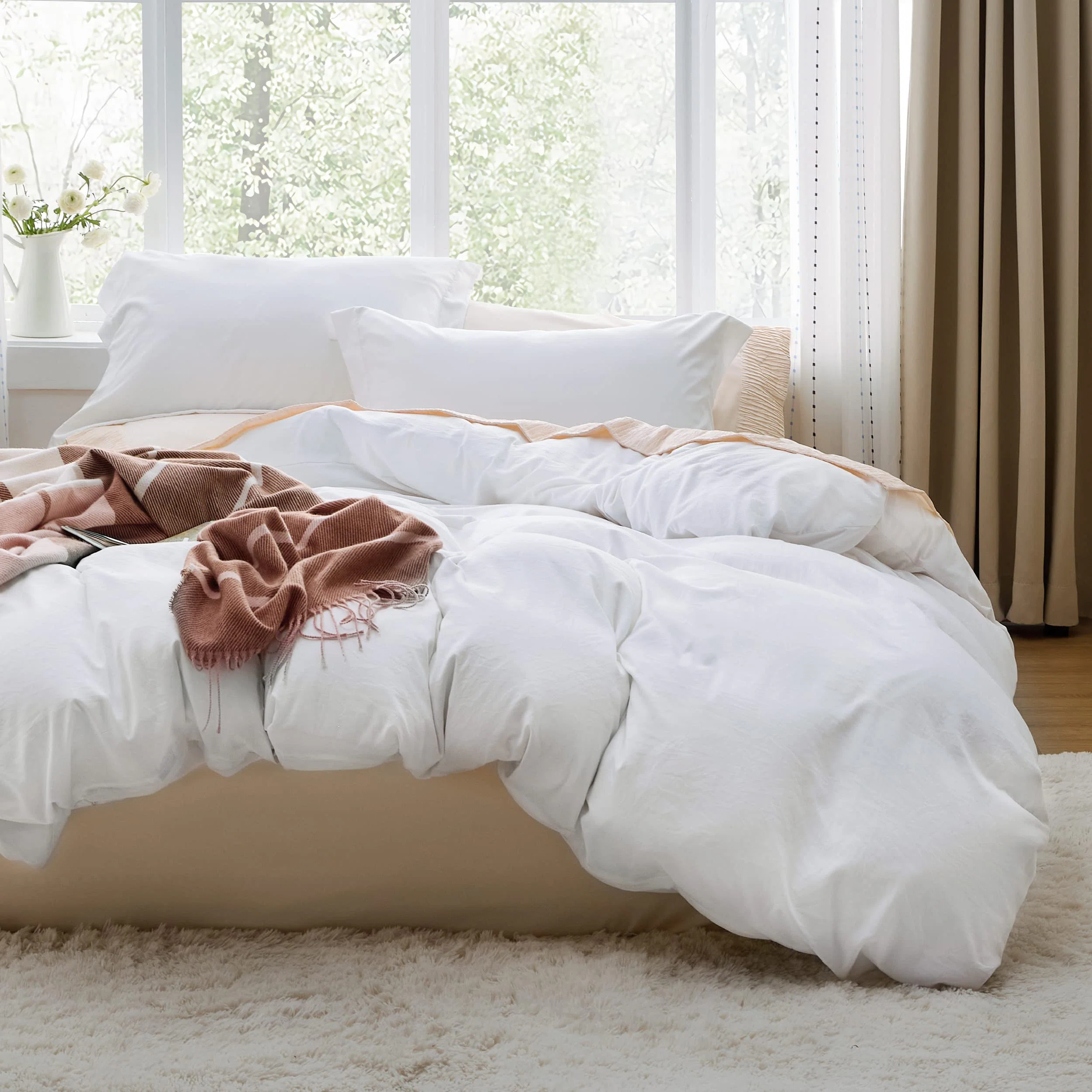 Essential Bedsure Super Soft Prewashed Duvet Cover Set 109gsm GentleSoft™️