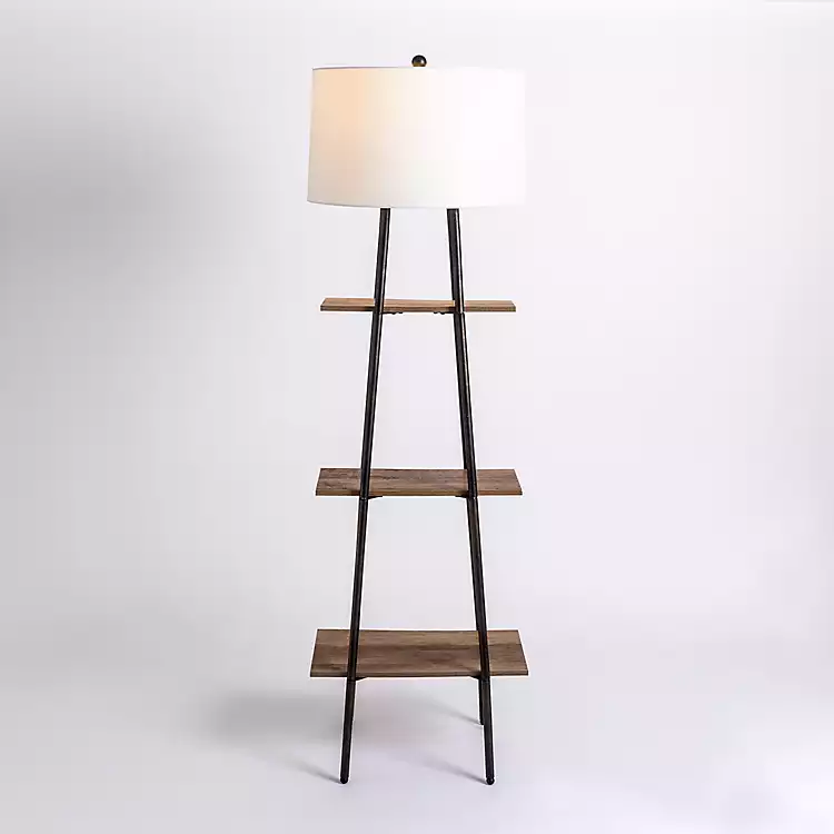 Modern 3-tier Shelf Floor Lamp | Kirklands Home