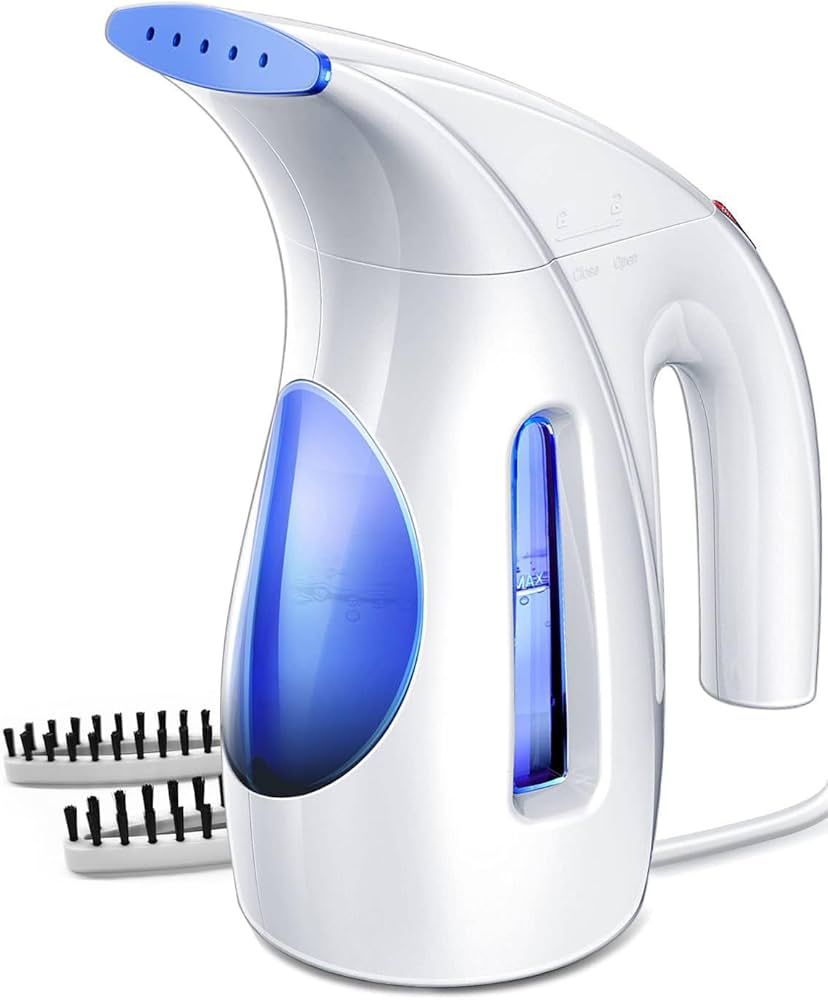 HiLIFE Steamer for Clothes, Portable Handheld Design, 240ml Big Capacity, 700W, Strong Penetrating Steam, Removes Wrinkle, for Home, Office(ONLY FOR 120V)-Black