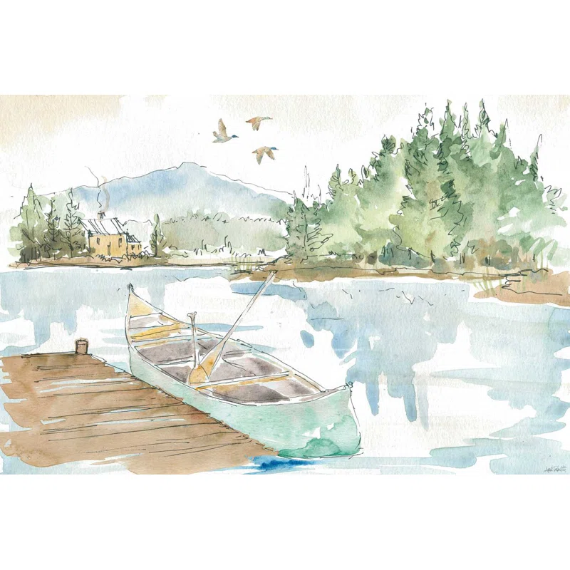 " Lakehouse I " Painting Print