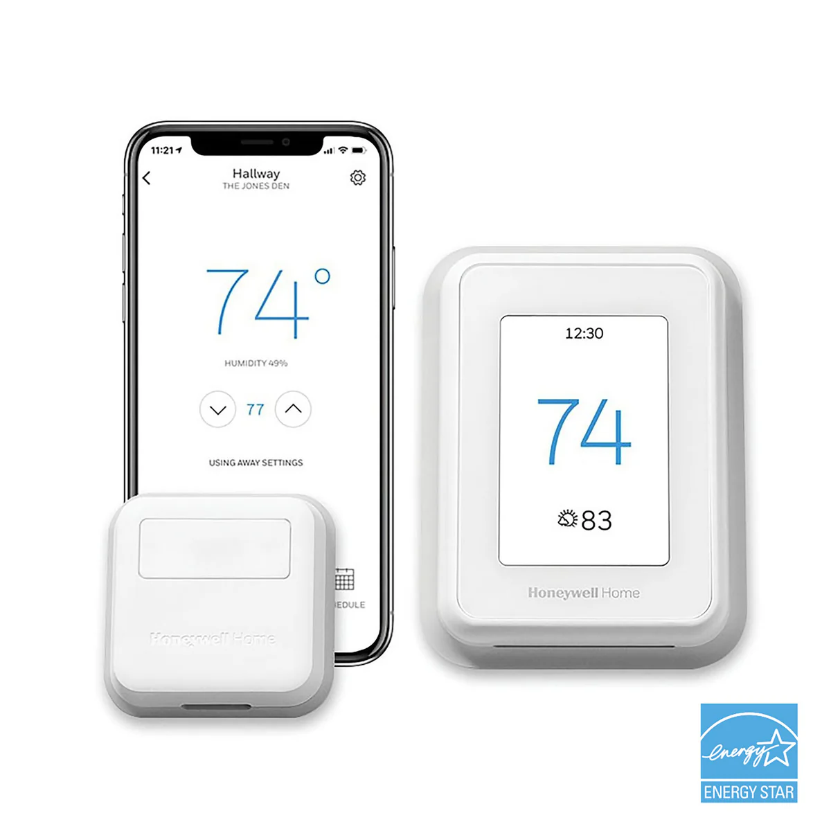 T9 Smart Home Thermostat With Remote Room Sensor - Wifi