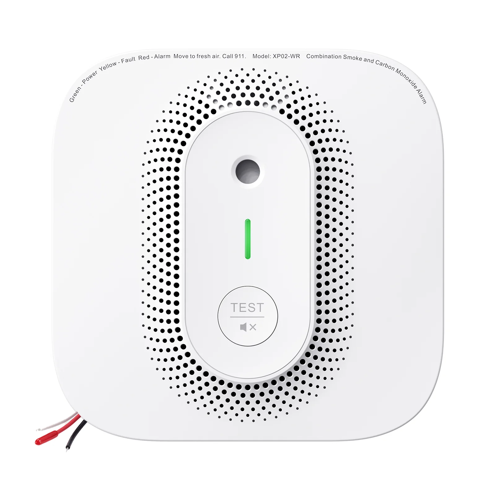 Xp02-ar Hardwired Smoke And Co Detector With Voice Alert
