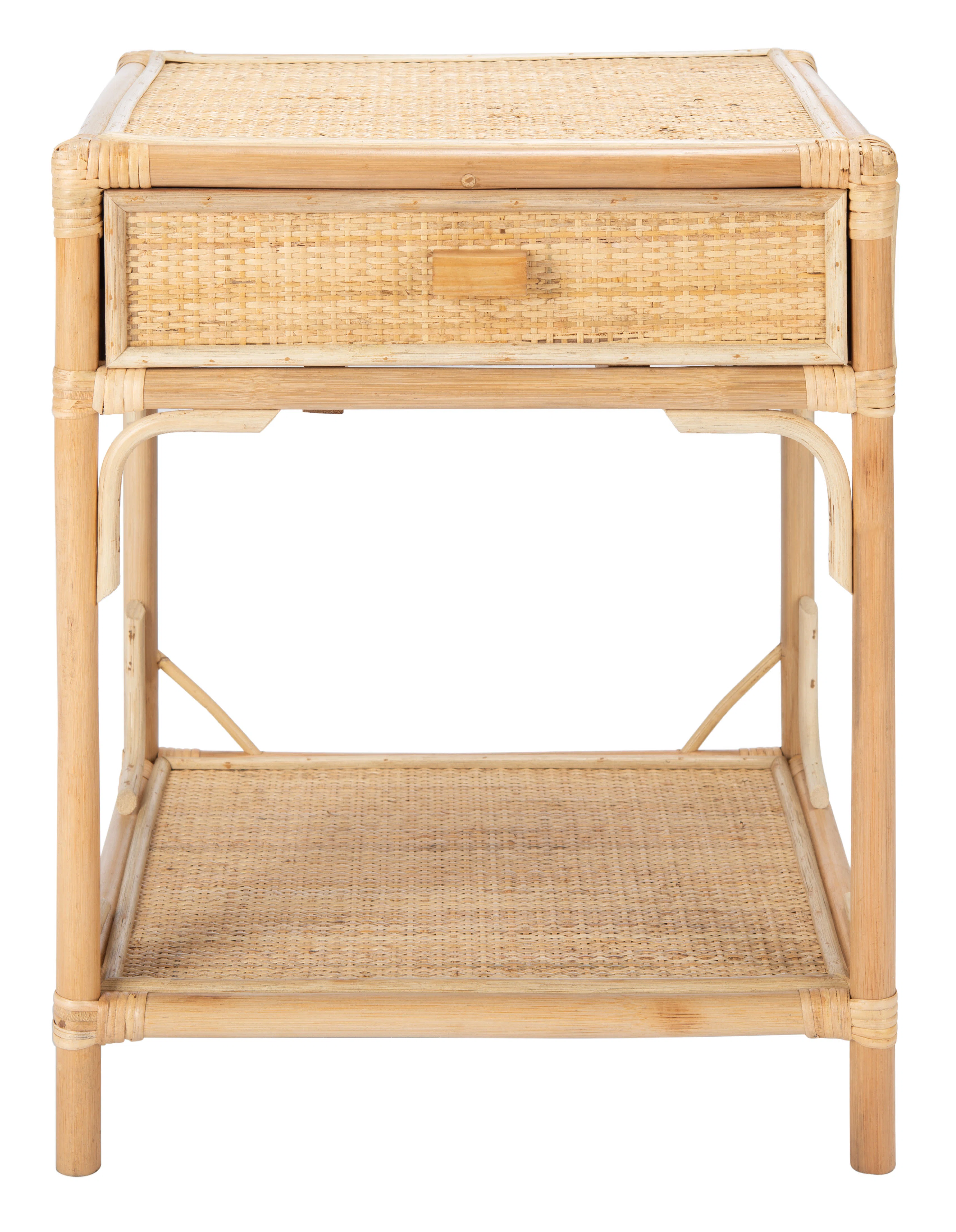 Boatner 1 - Drawer Wicker Nightstand