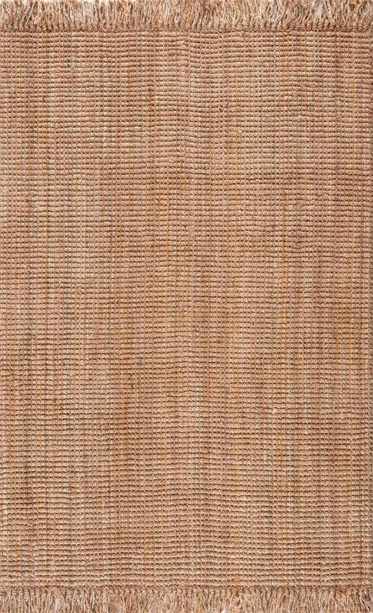 Moncton Handmade Tufted Jute Sisal Natural Brown Area Rug