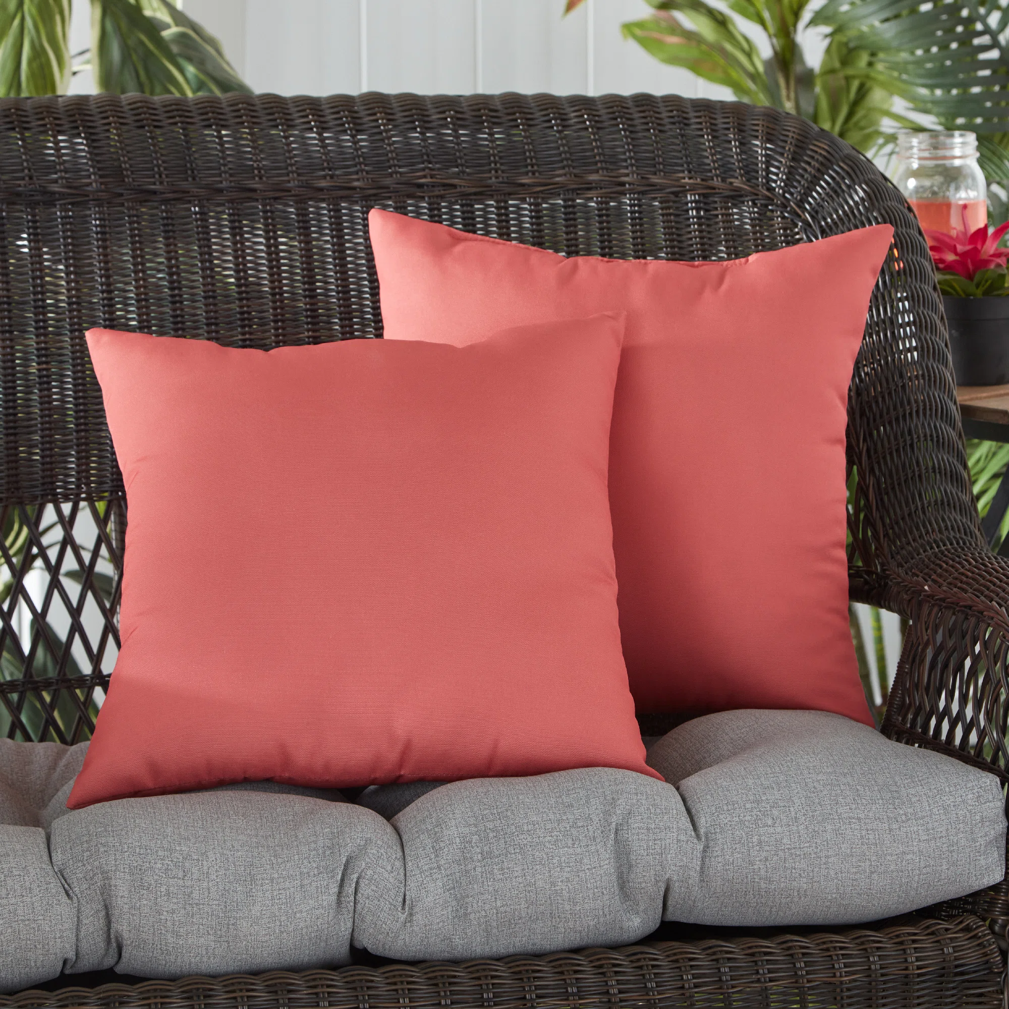 Covington Outdoor Square Pillow Cover & Insert