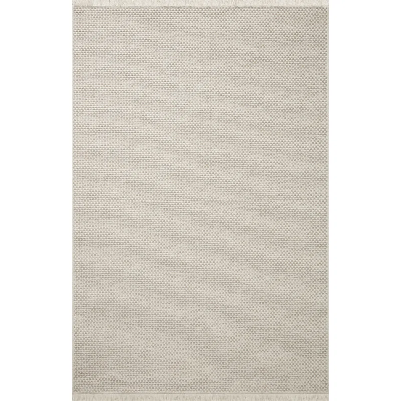 Amber Lewis x Loloi Malibu Ivory / Dove Indoor / Outdoor Area Rug