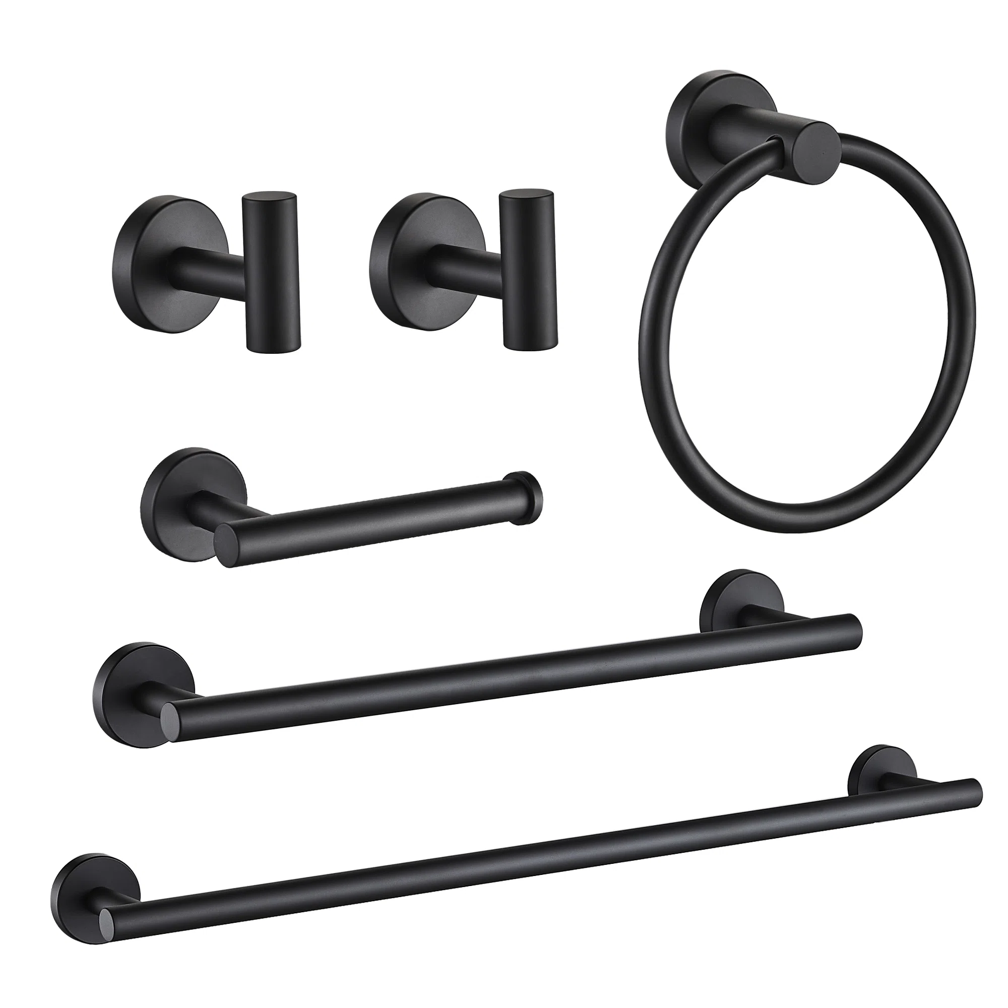6 - Piece Bathroom Hardware Set WW0216B-6