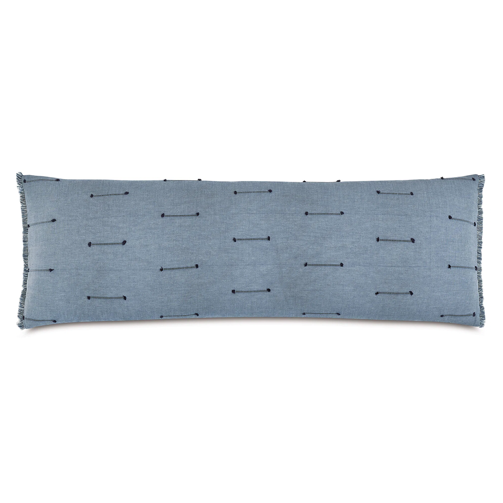 Vizcaya Cotton Pillow Cover & Insert in Lodi Blue