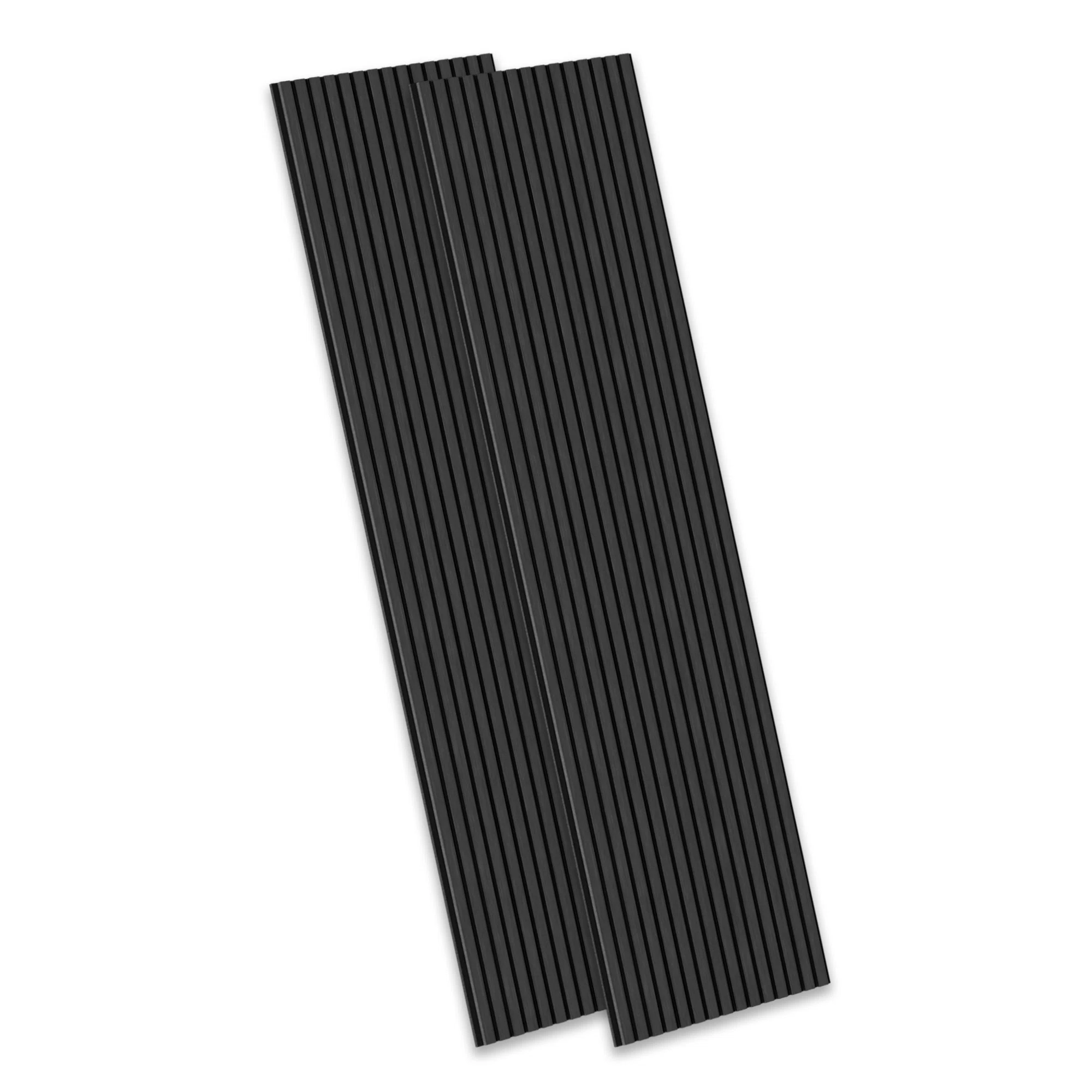 2 Pcs 94.5"L X 24"W Acoustic Slat Wall Panels, Eco-Wood Look For Home/office Wall & Ceiling (31.5 Sq. Ft.)