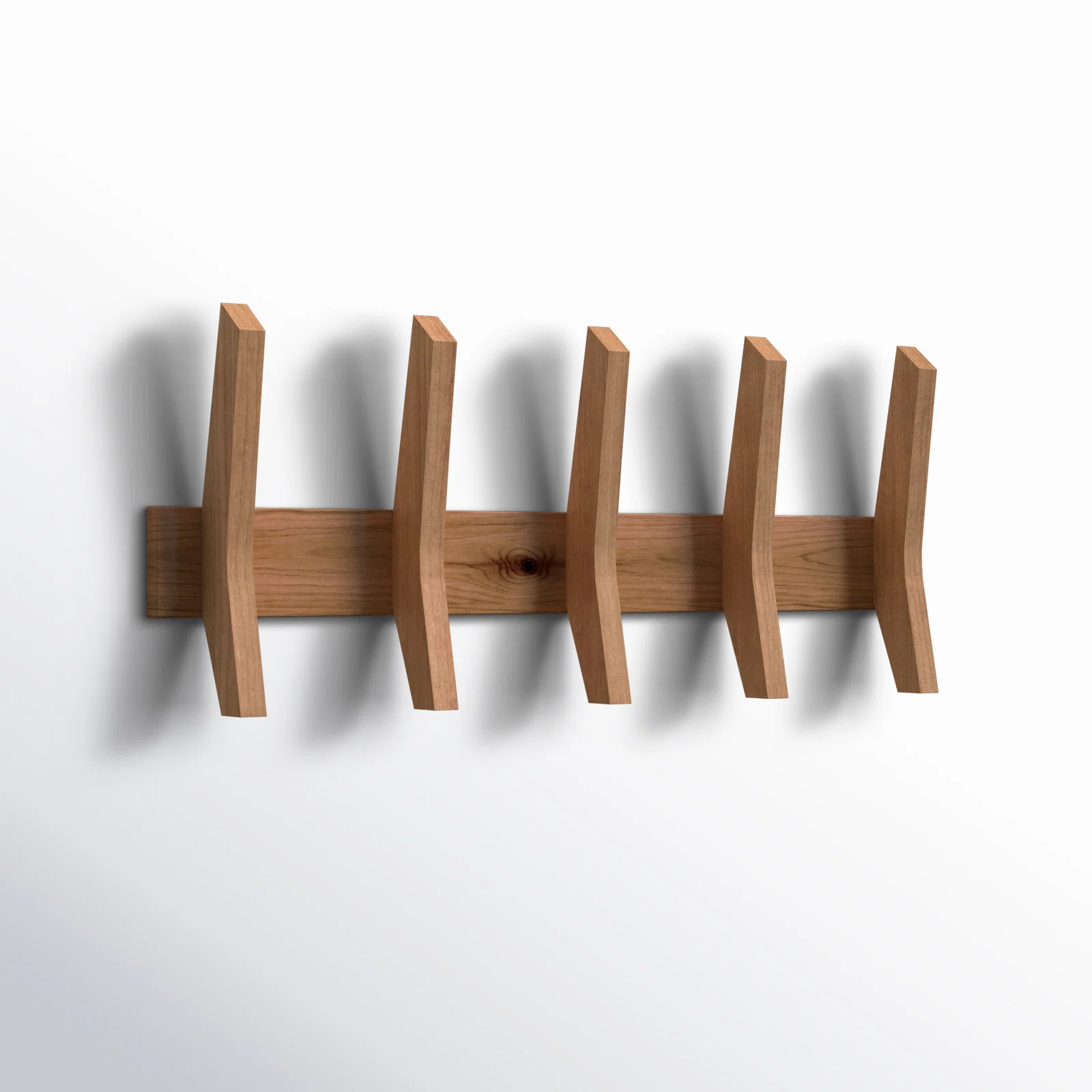 Sifford Solid Wood Wall 5 - Hook Wall Mounted Coat Rack