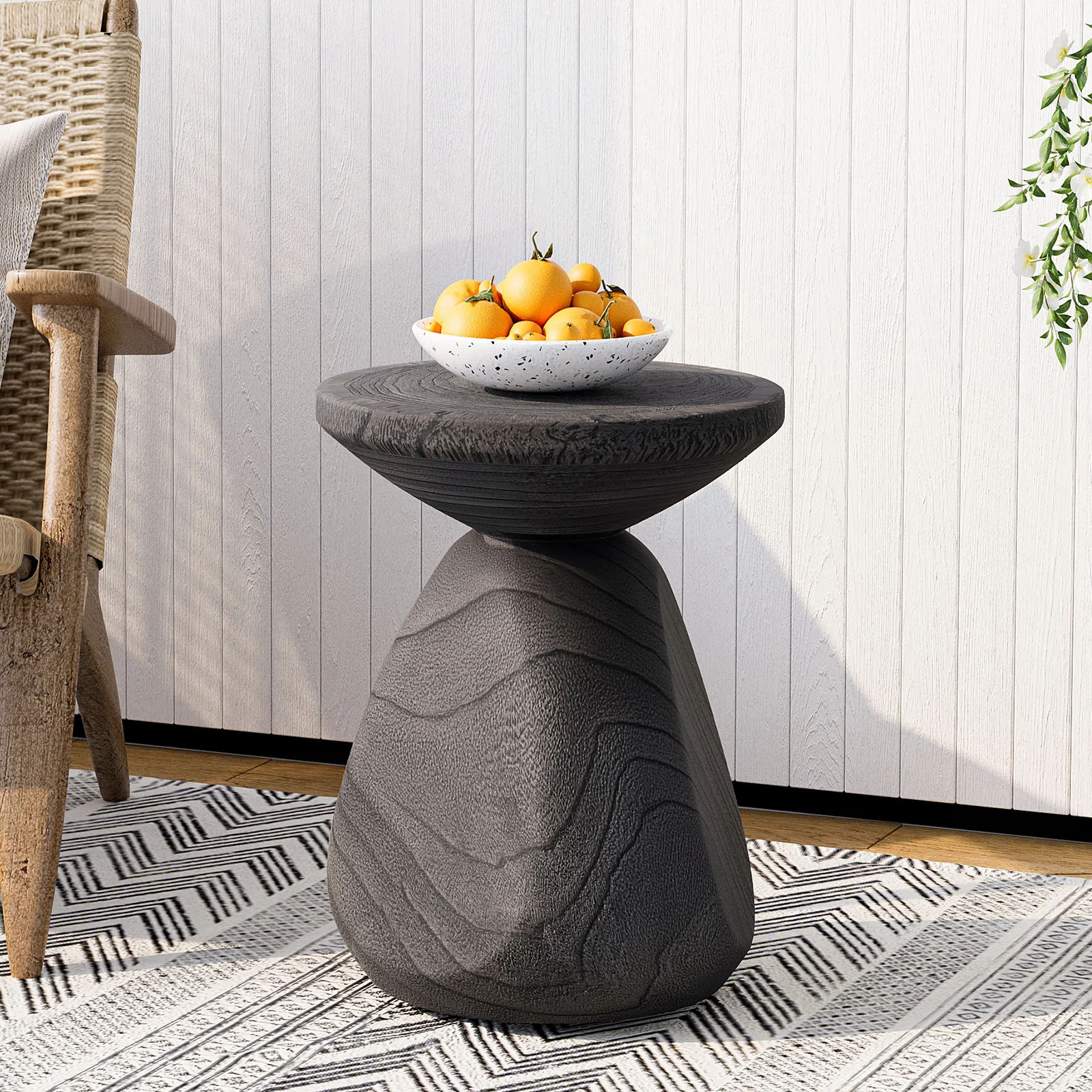 Concrete Outdoor Side Table