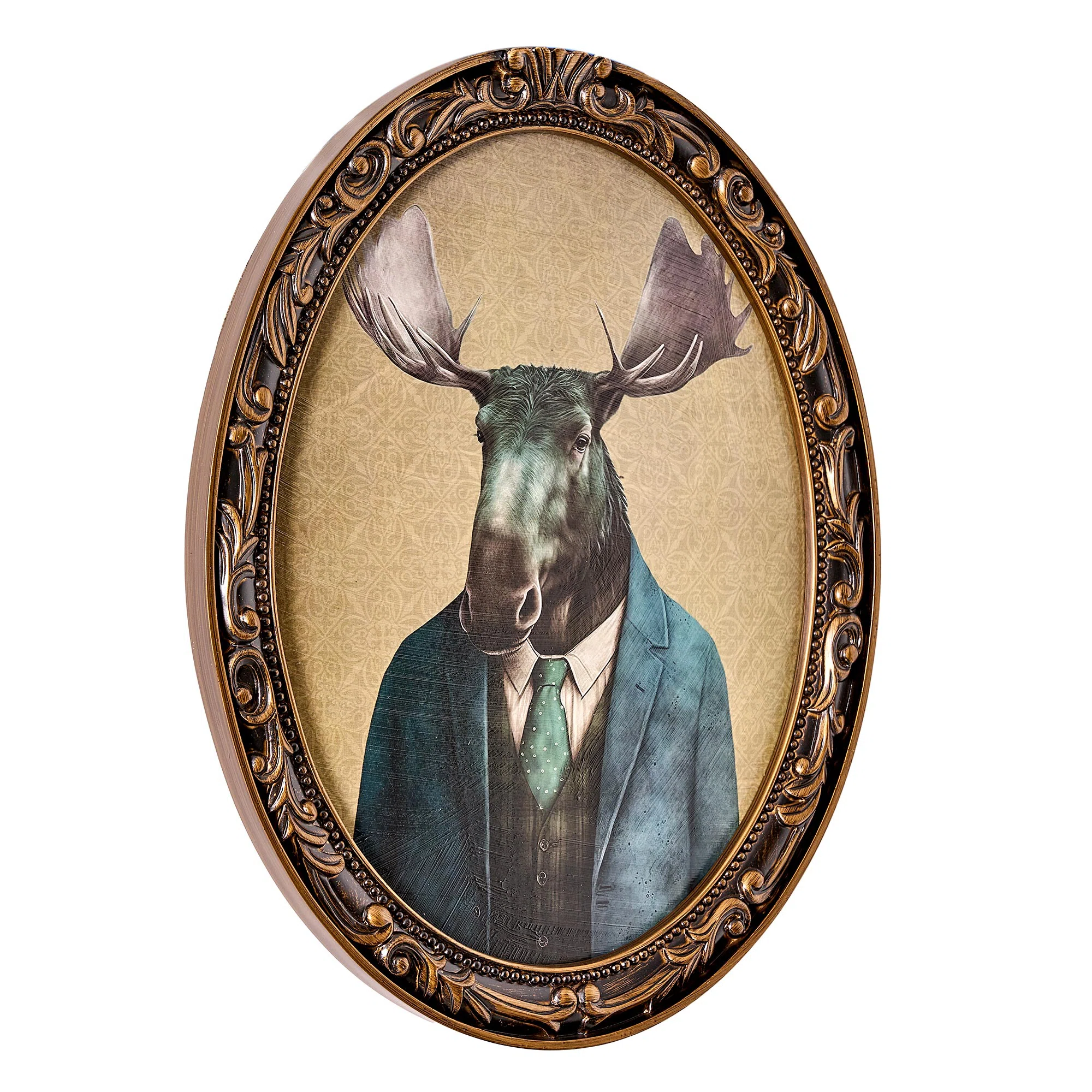 Down to Business Moose Ornate Wall Décor
