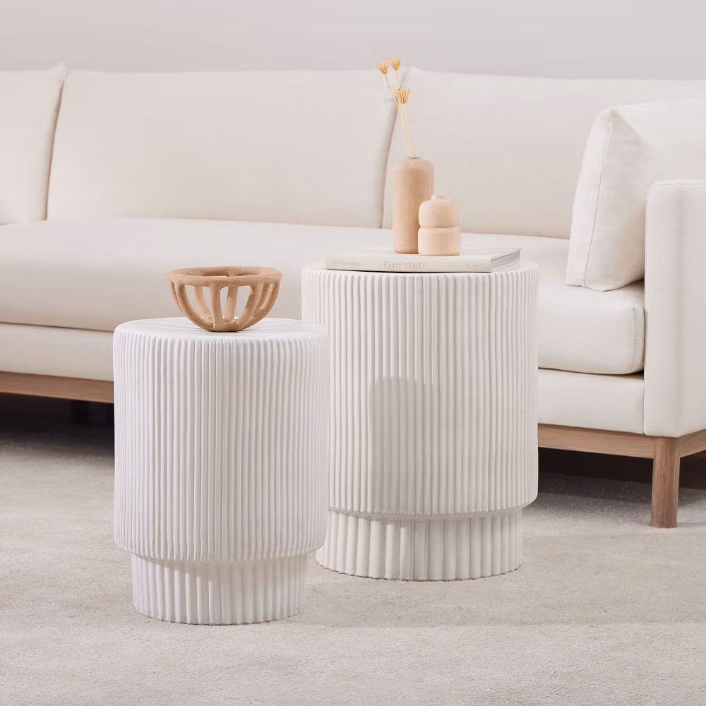 Fluted Side Table 