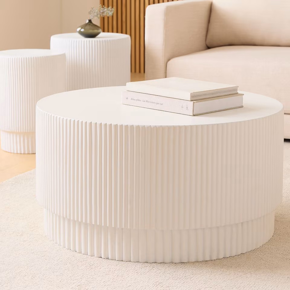 Fluted Coffee Table 