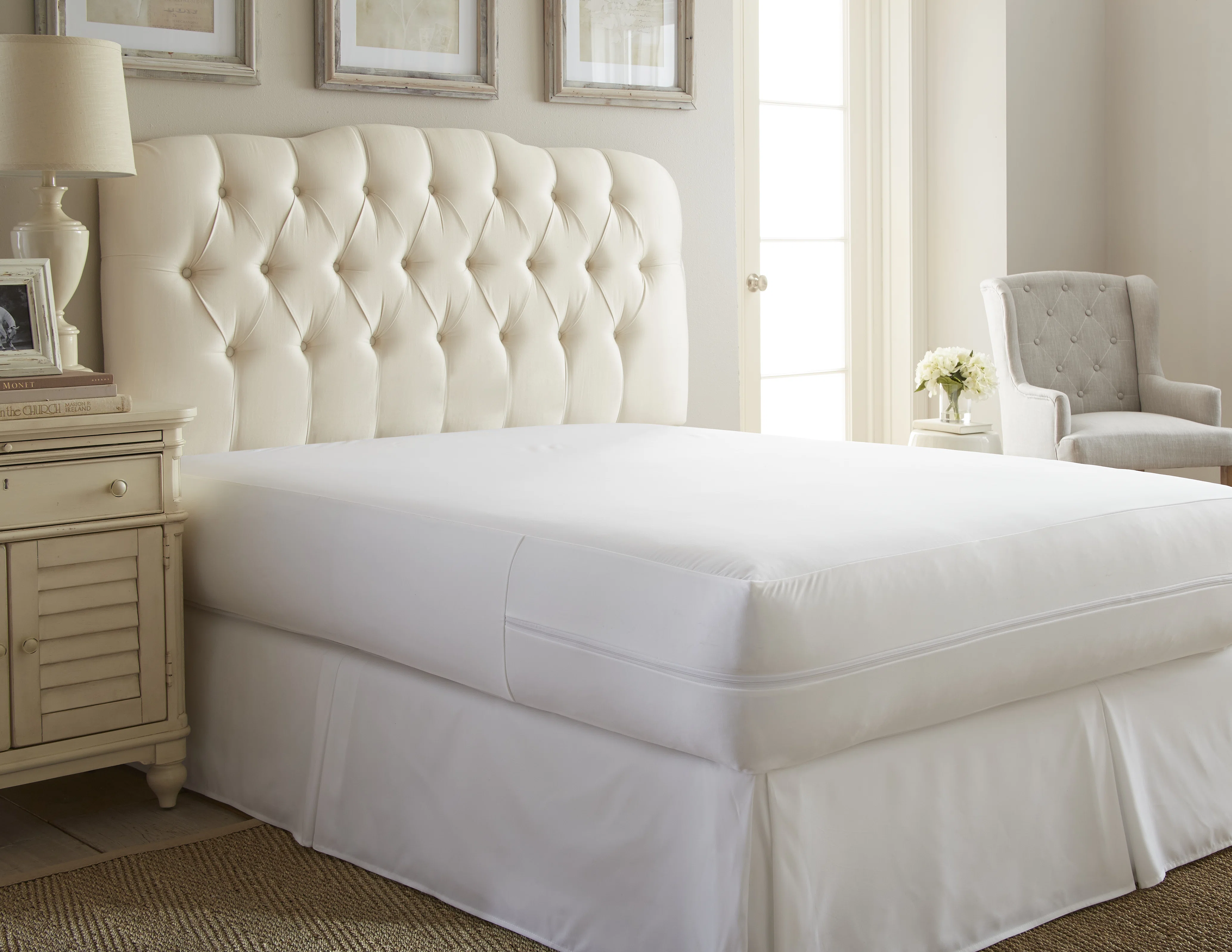 Hypoallergenic Water Resistant Mattress Protector Encasement