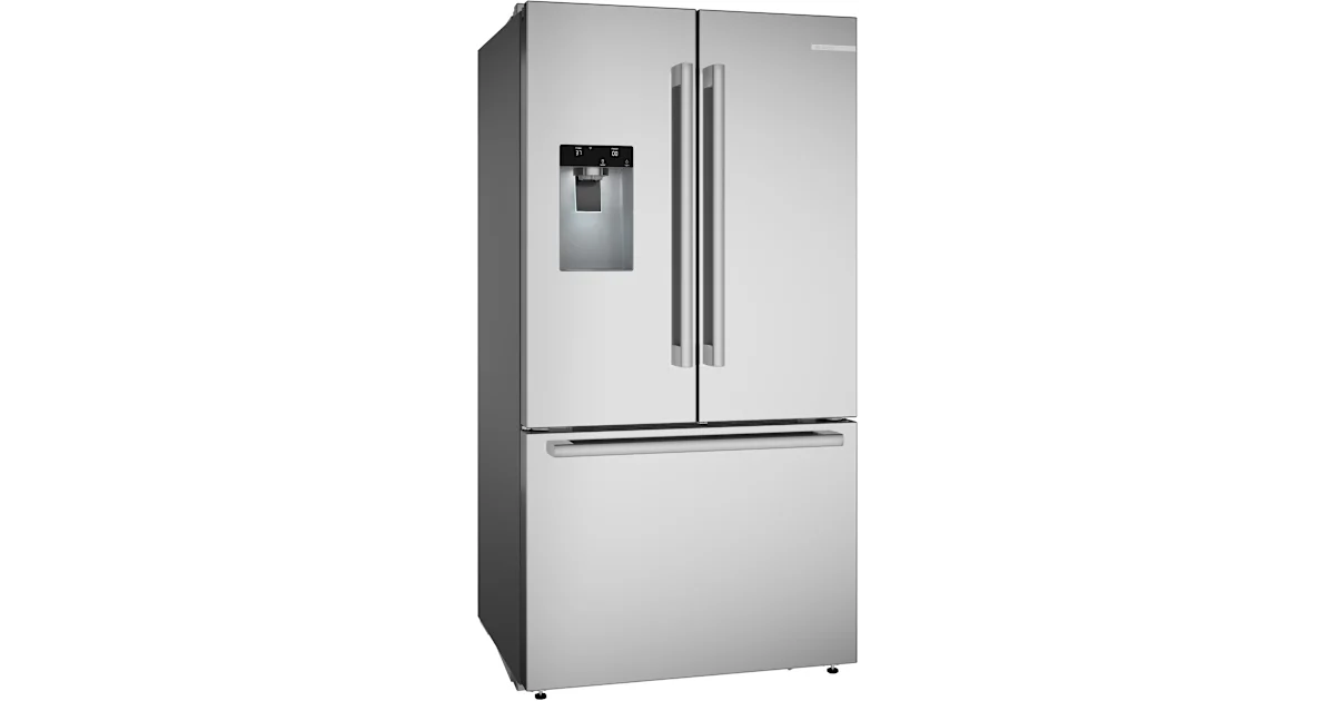 Bosch B36fd52sns 500 Series 36 Inch Wide 26 Cu. Ft. Energy Star Certified Fingerprint Resistant French Door Refrigerator
