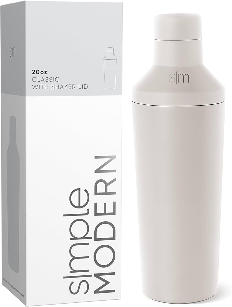 Simple Modern Cocktail Shaker 