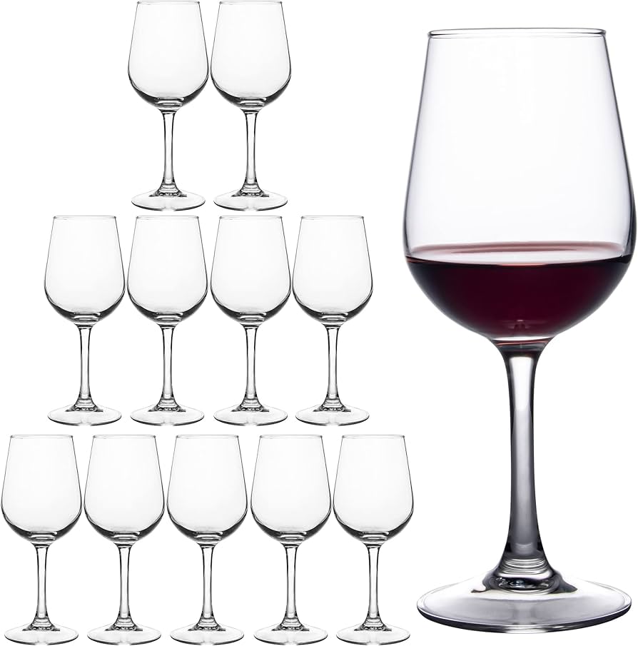 Fully Tempered Wine Glasses, Shock Resistant 