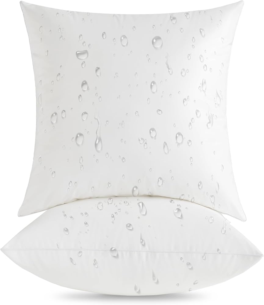 Waterproof 18 x 18 Pillow Inserts
