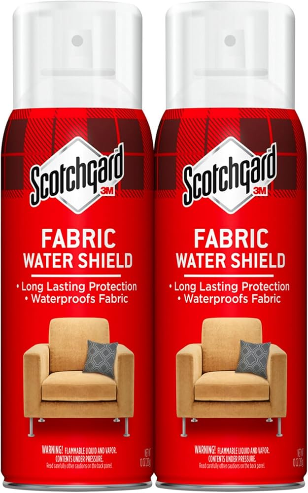 Scotchgard Fabric Water Shield, Water Repellent Spray for Spring and Summer Clothing and Household Upholstery Items, Long-Lasting Protection for Seasonal Fabric, Two 10 Oz Cans (Pack of 2)