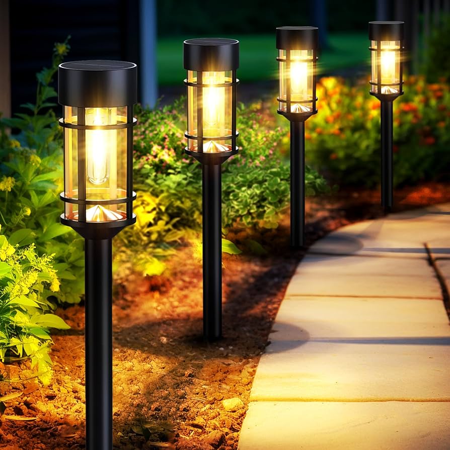 Mancra Solar Pathway Lights Outdoor