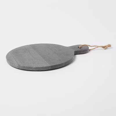 15" X 12" Marble Round Cutting Board - Threshold