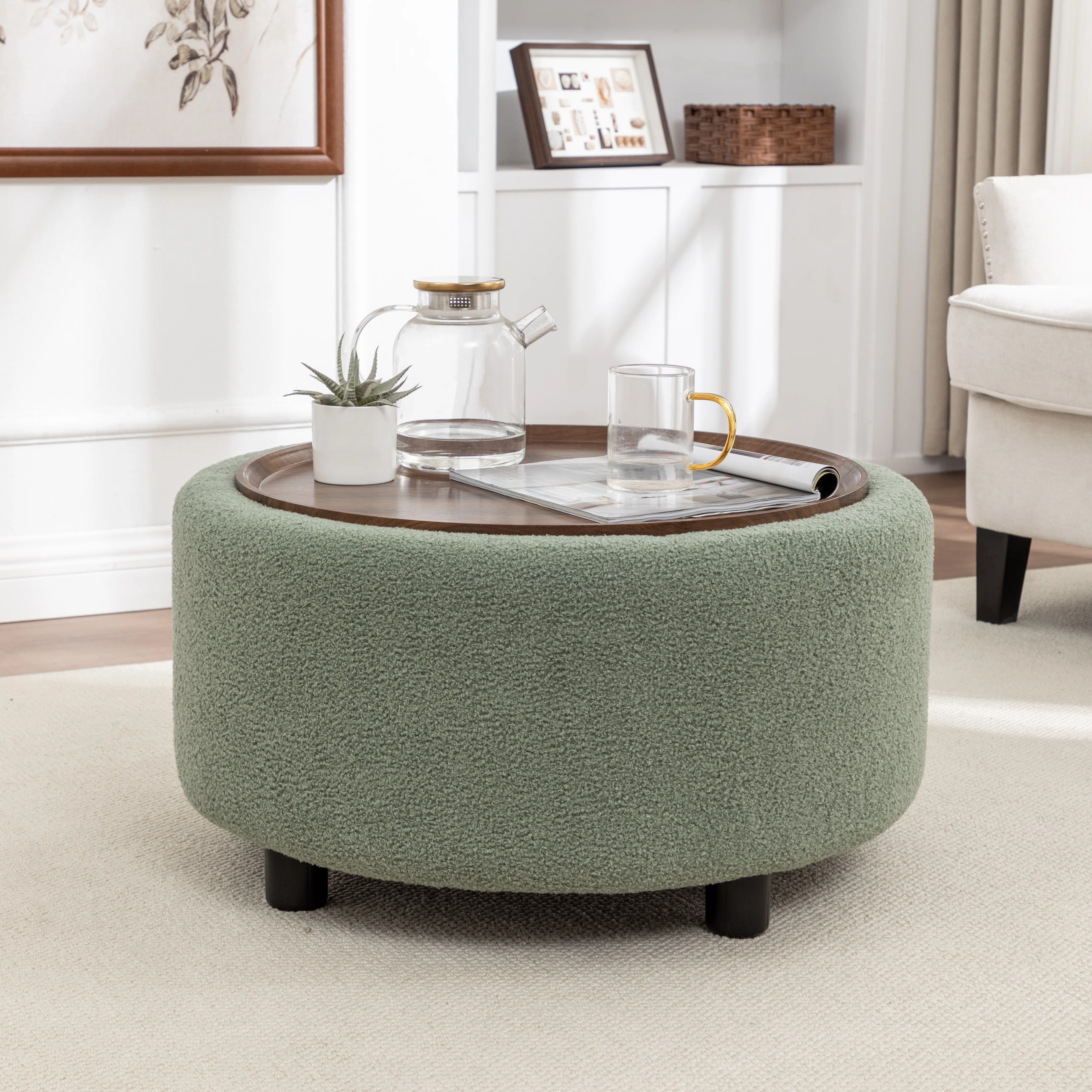 Pietsch Round Coffee Table with Storage