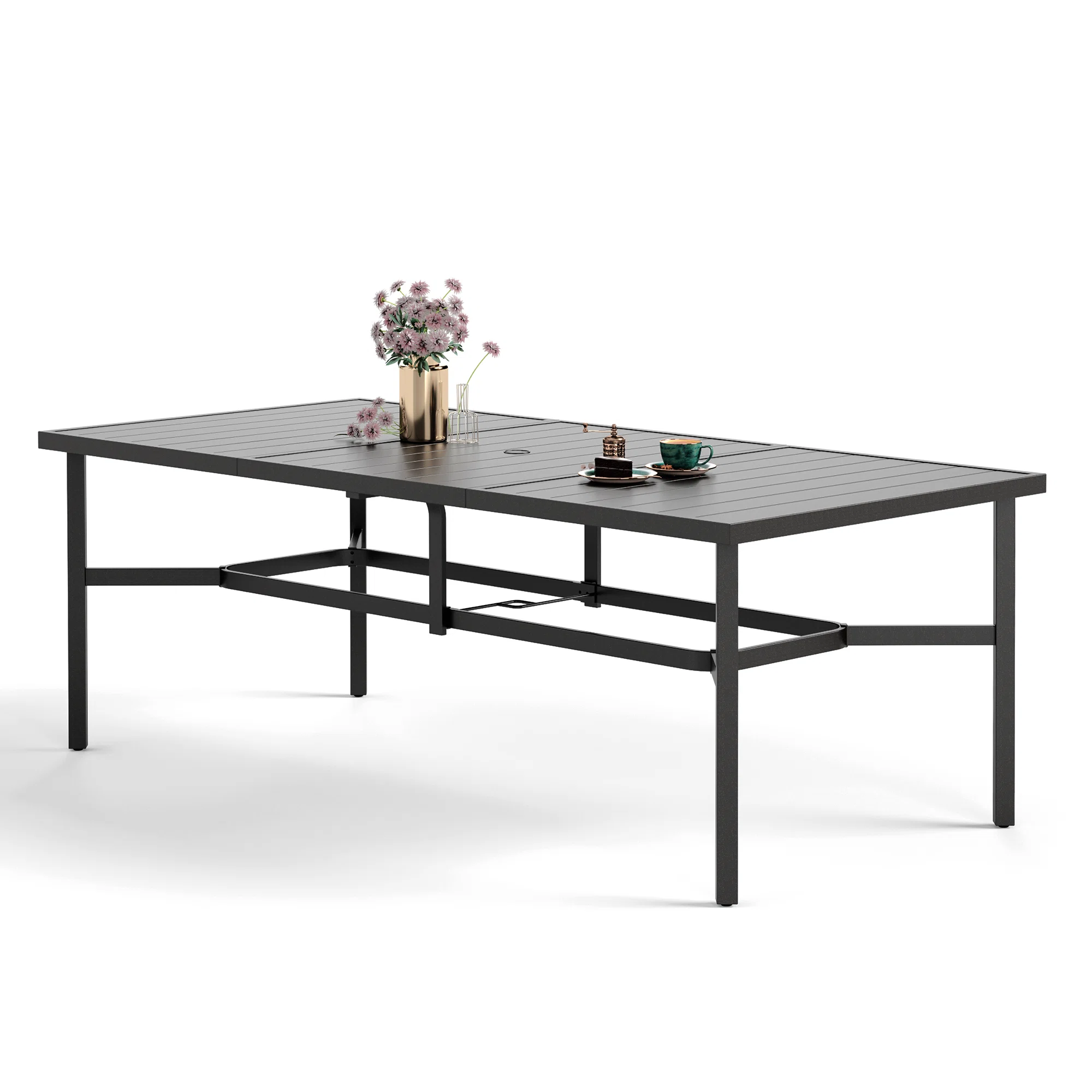 Alvardo Steel Dining Table