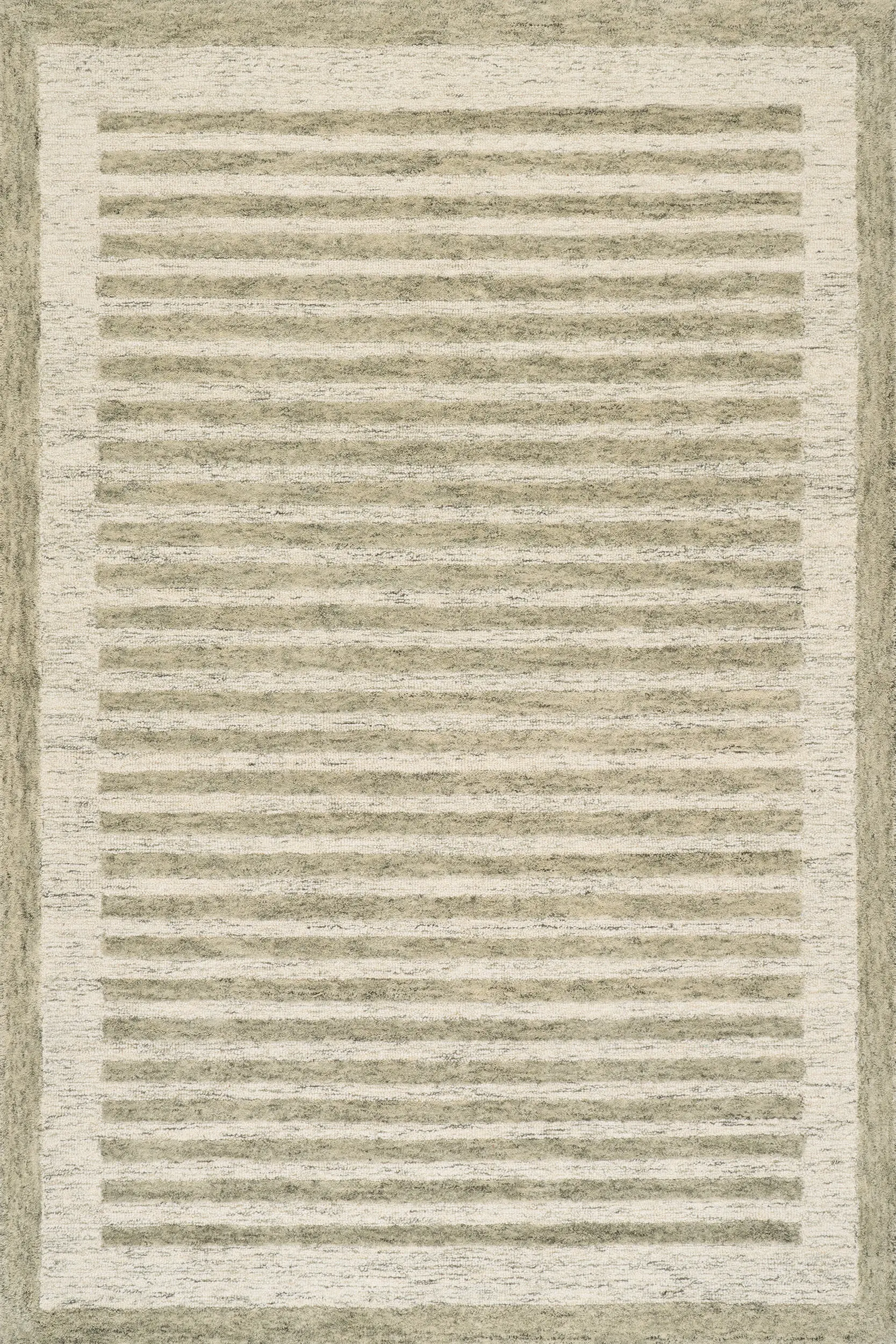 Caly Modern Bordered Wool Rug