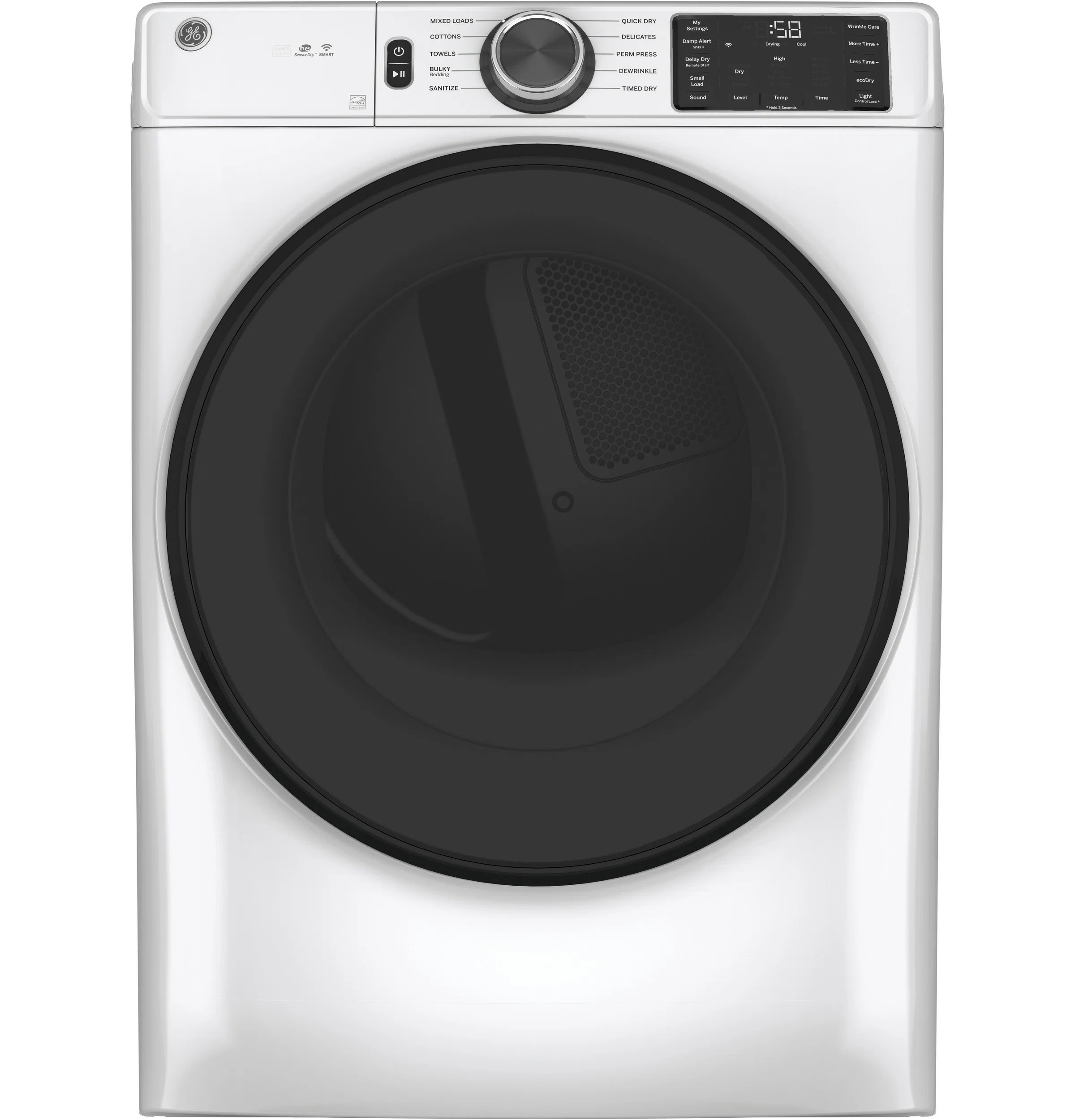 GE Appliances Smart 7.8 cu. ft High Efficiency Electric Dryer