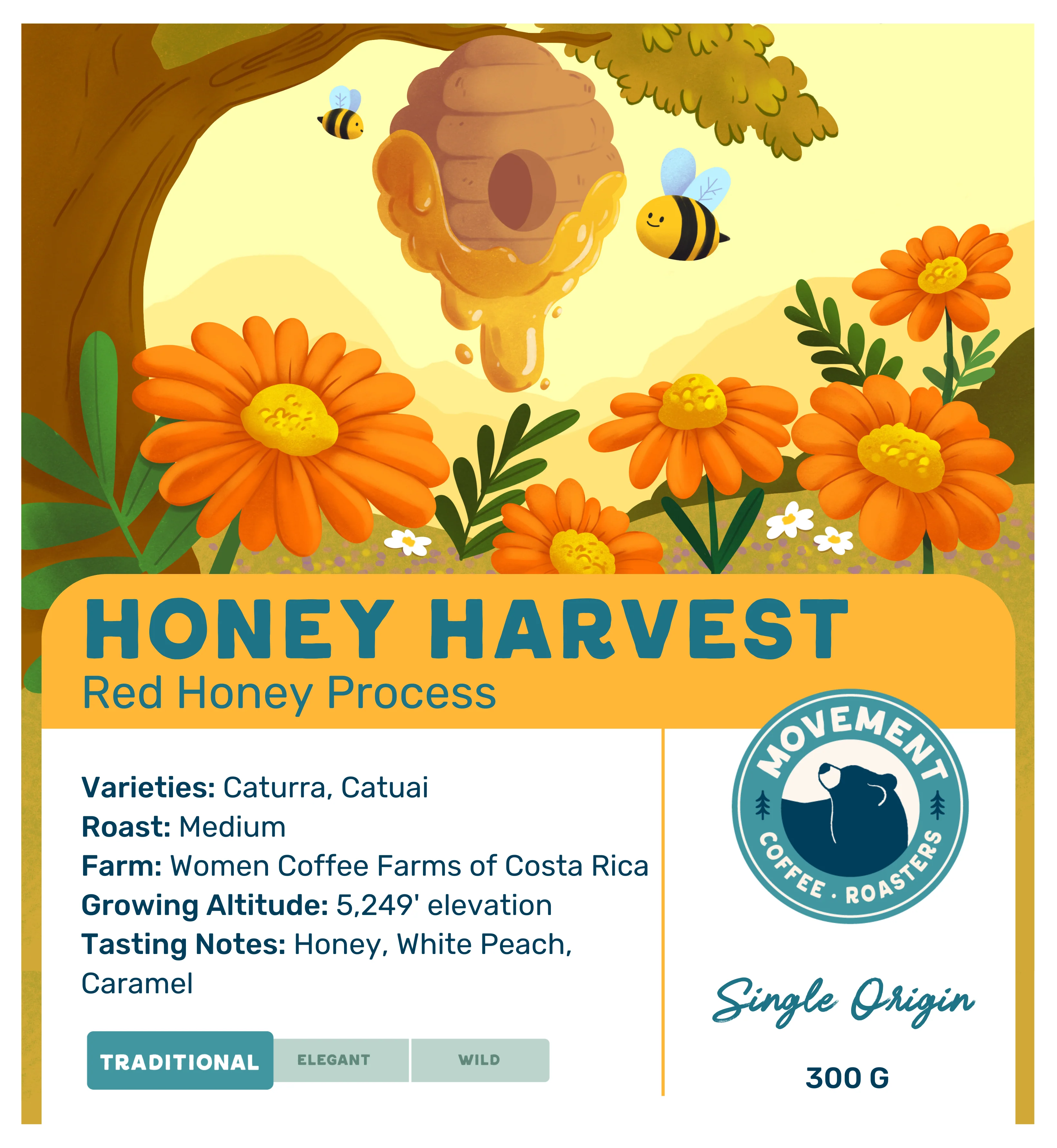 Honey Harvest Single Origin Coffee Bag