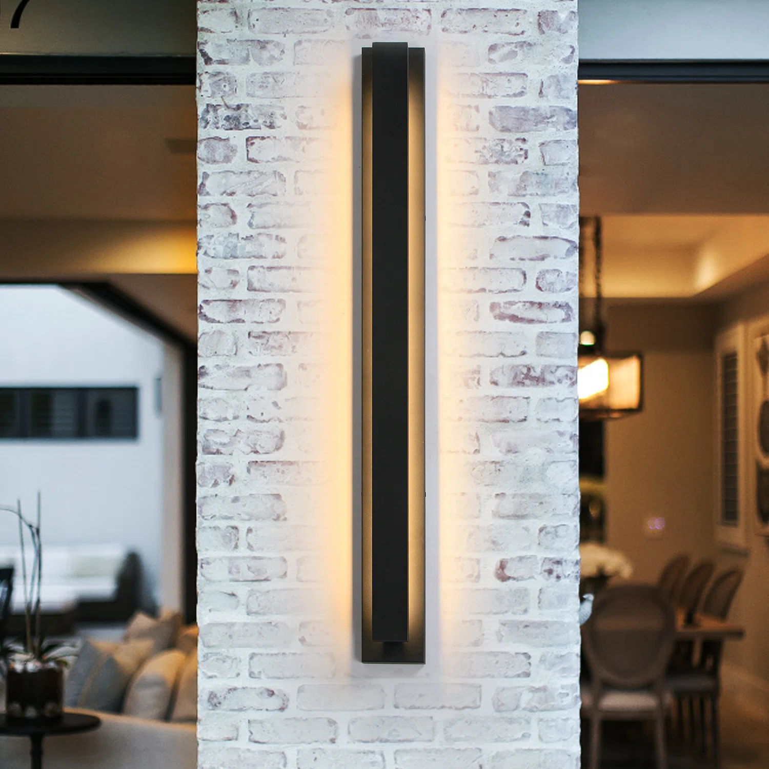 Ivy Bronx Kegley Led Wall Light Aluminium Linear Waterproof Outdoor Dimmable