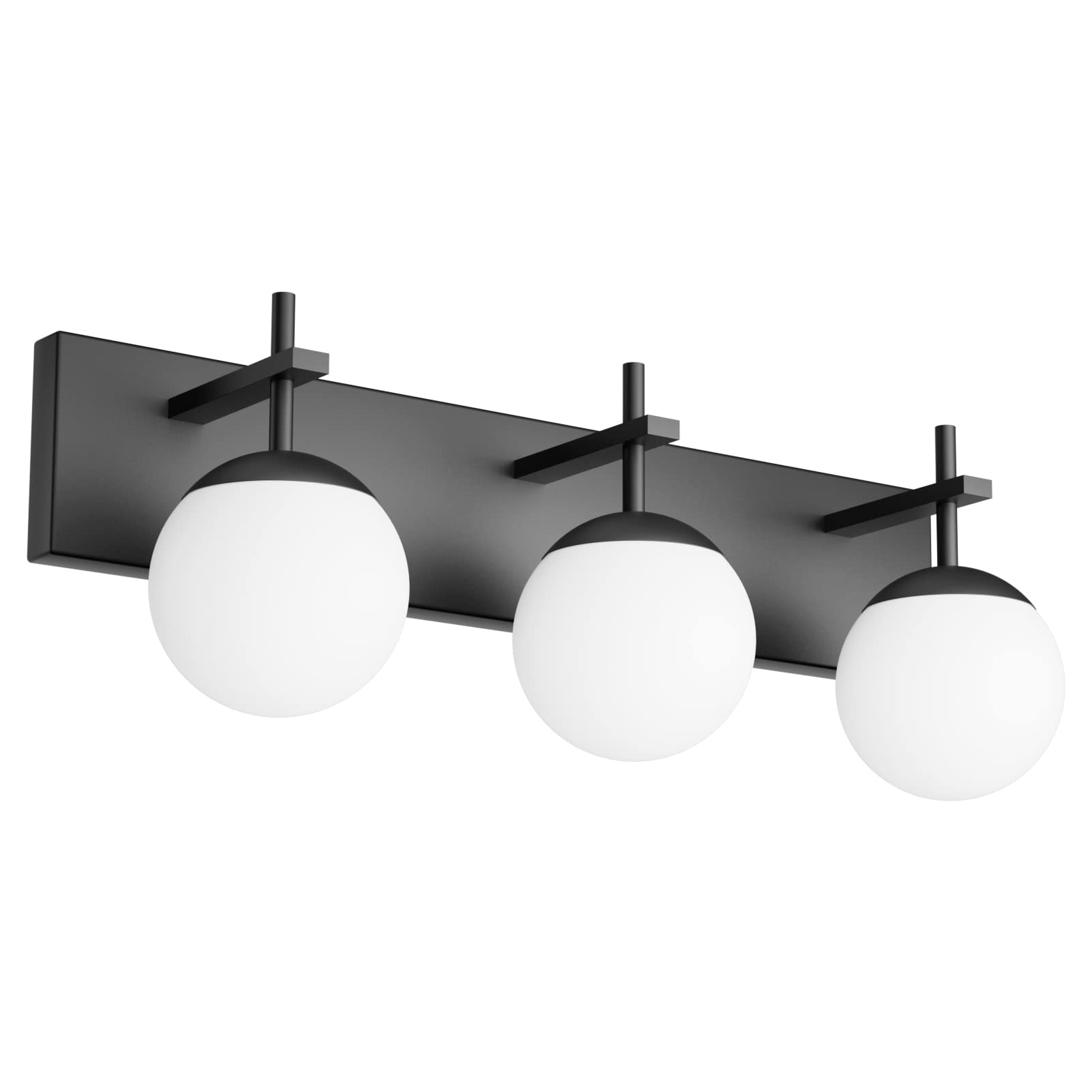 Ralbay Matte Black Bathroom Vanity Light