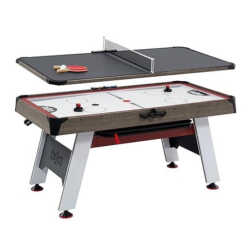 Hall of Games Air Hockey Table, Indoor Arcade Gaming Sets with Electronic Score Systems, Perfect for Family Game Rooms