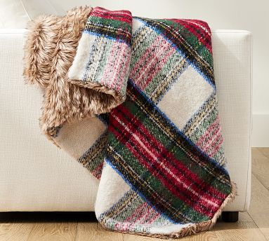 Stewart Plaid Throw
