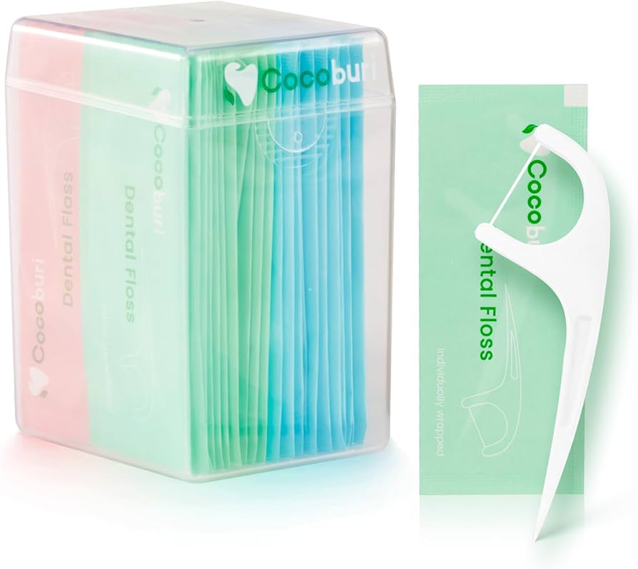 COCOBURI Wrapped Dental Floss Picks