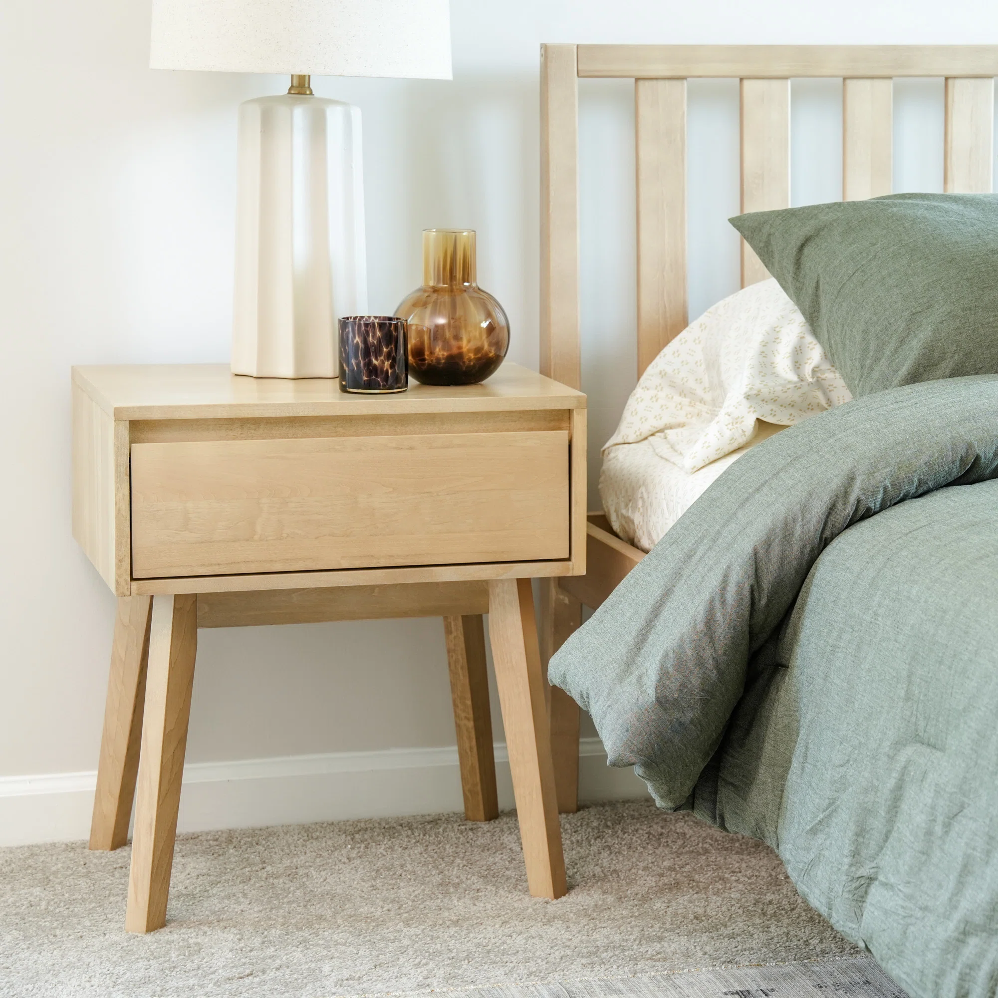 Brubaker Solid Wood Nightstand