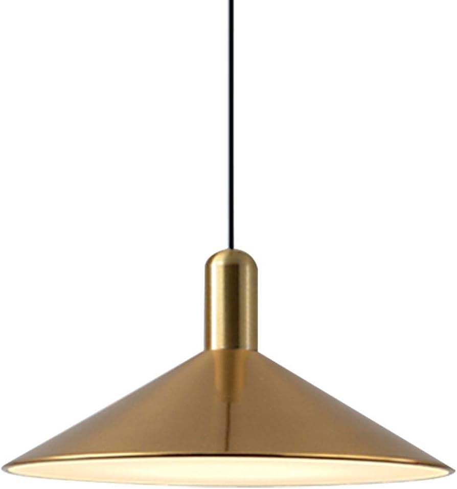 KCO Lighting Mid Century Modern Dome Pendant Light Large Farmhouse Island Lighting Gold Barn Pendant Lights Brass Kitchen Hanging Lights