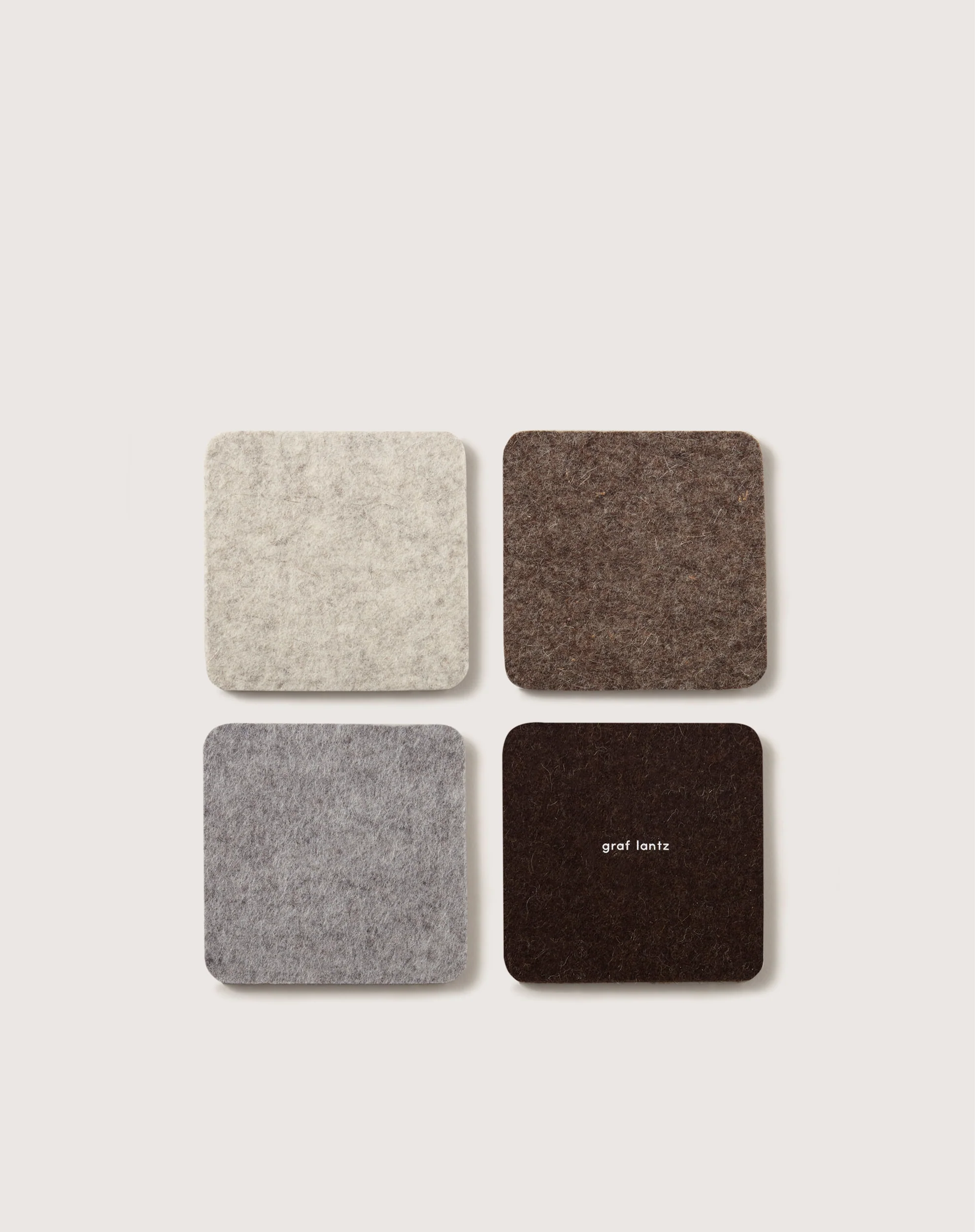 Merino Wool Bierfilzl Square Coaster