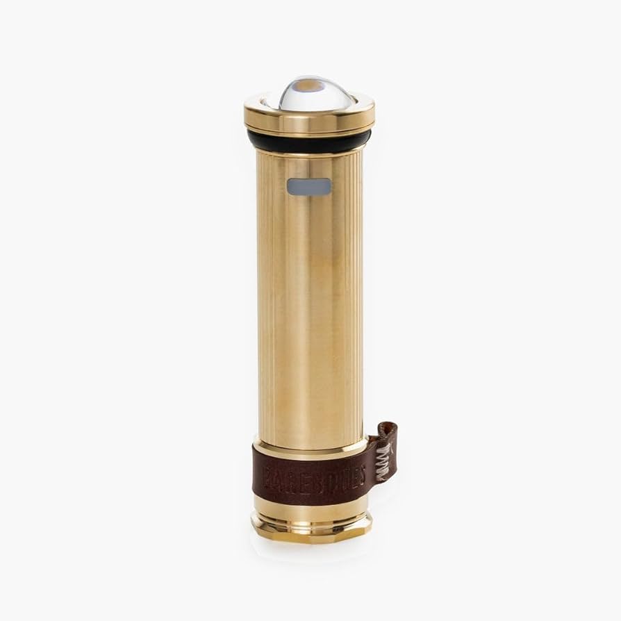 Barebones Mini Flashlight - Brass, Vintage