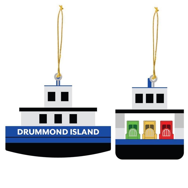 Drummond Island Ferry Ornament