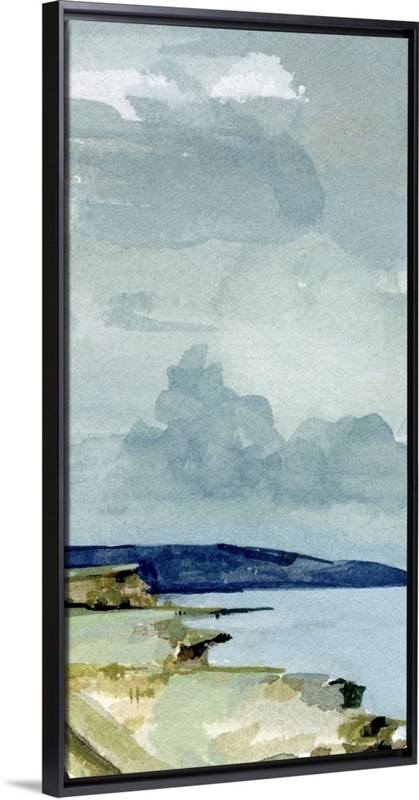 Coastal Blues Watercolor Iii