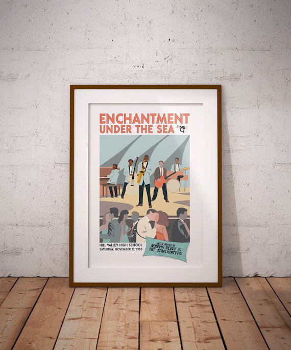 Back To The Future Inspired Poster