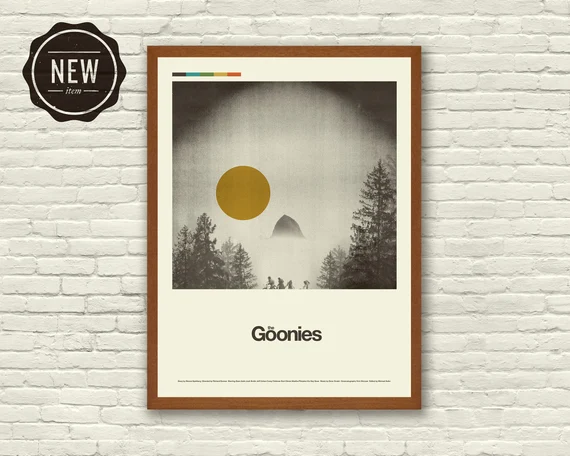 Goonies Inspired Art Print Poster 18 X